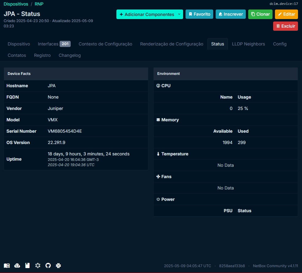 Status Tab Image